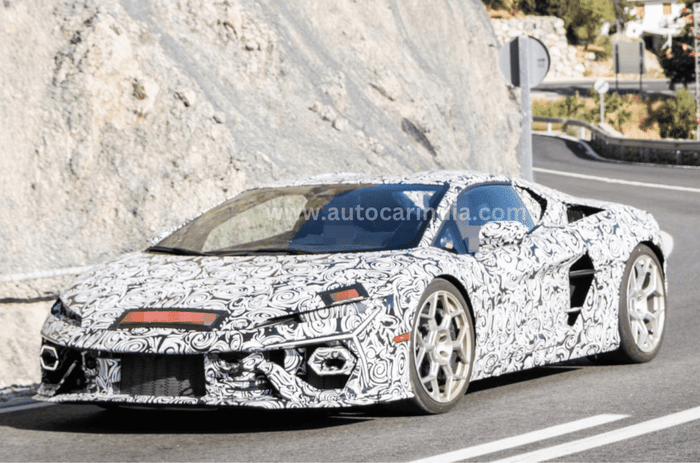 Lamborghini Huracan successor spied with production-ready bodywork